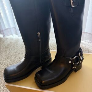 Michael Kors Box with Label
Crosby moto leather boots size women’s 7
NWB